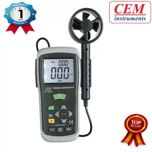 Alat Ukur Debit Air 1 CEM DT-618B Flow Meter