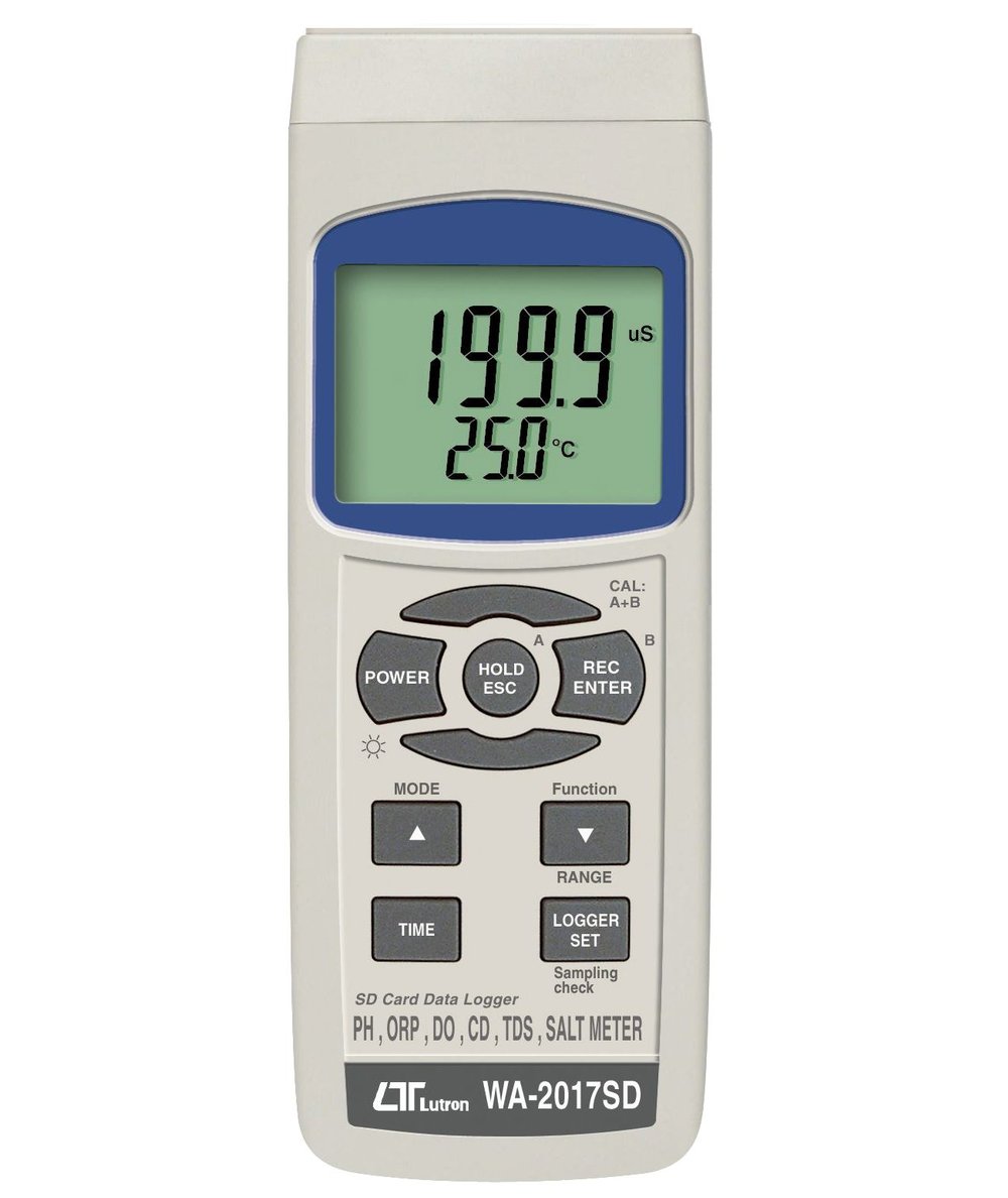 Lutron WA-2017SD pH/ORP, DO, CD/TDS, SALT Meter